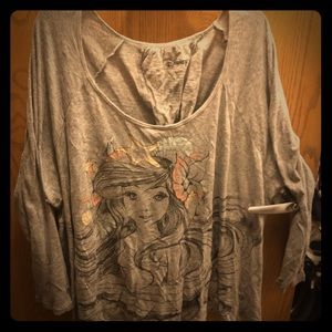 Little Mermaid Lace Up Tee (Closet Cleanout!)